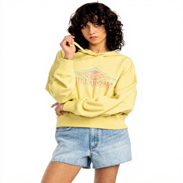 Sweatshirt Billabong Femme Polaire Confort Poches Kangourou