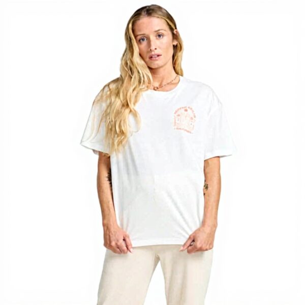 T-shirt sport femme Billabong coton imprimé léger