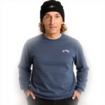 Sweat Billabong Arch CR Lt Homme Coton Polyester Recyclé