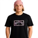 T-shirt Billabong Arch Frame Homme Coton Sportswear Noir