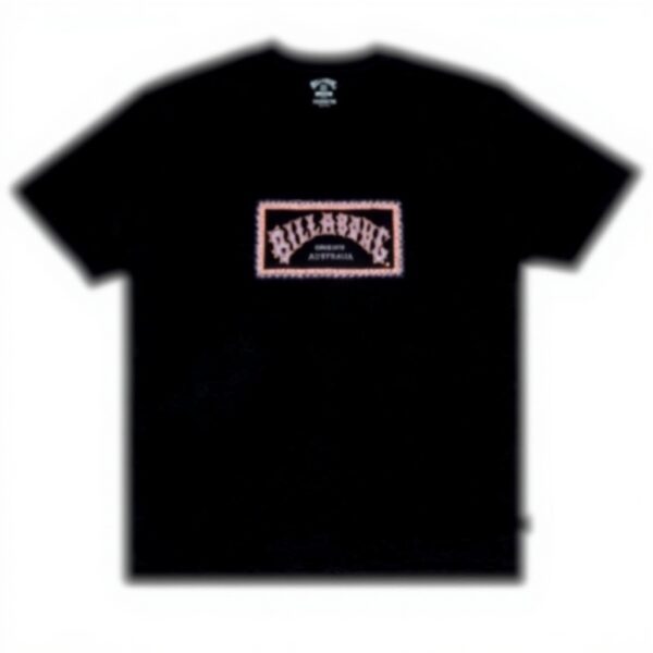 T-shirt Billabong Arch Frame Homme Coton Sportswear Noir