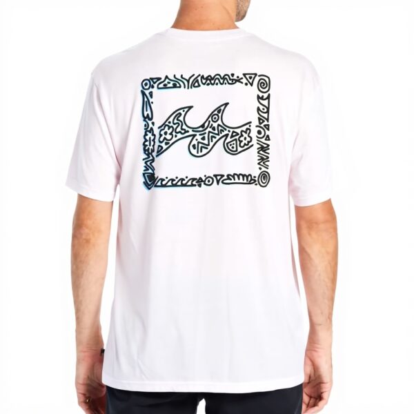 T-shirt Billabong Crayon Wave Homme Couleur Pastel