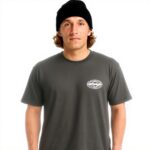 T-shirt sport Billabong Diamond Vision coton homme Blanc