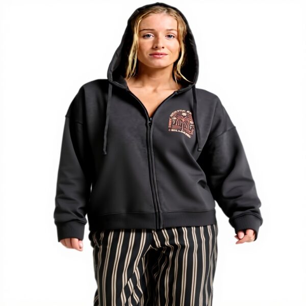 Sweat Billabong El Sol Femme Coton Capuche Imprimé