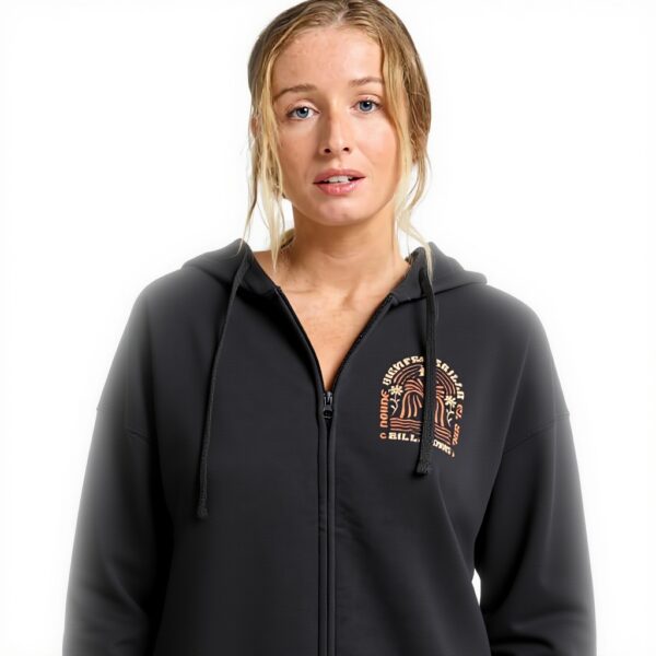 Sweat Billabong El Sol Femme Coton Capuche Imprimé