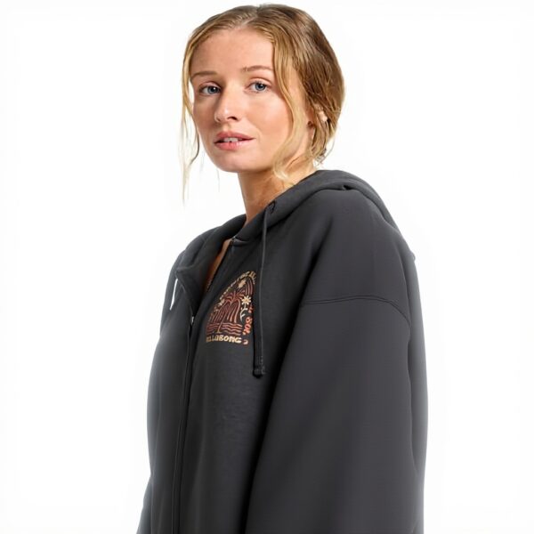Sweat Billabong El Sol Femme Coton Capuche Imprimé