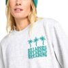 Sweatshirt Billabong Femme Coton Recyclé Imprimé