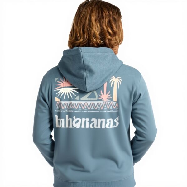 Sweat Billabong Homme Coton Recyclé Poche Kangourou Confort