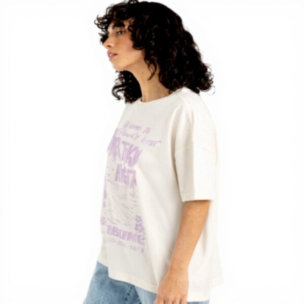 T-shirt Billabong Femme Col Ras Coton High on Life