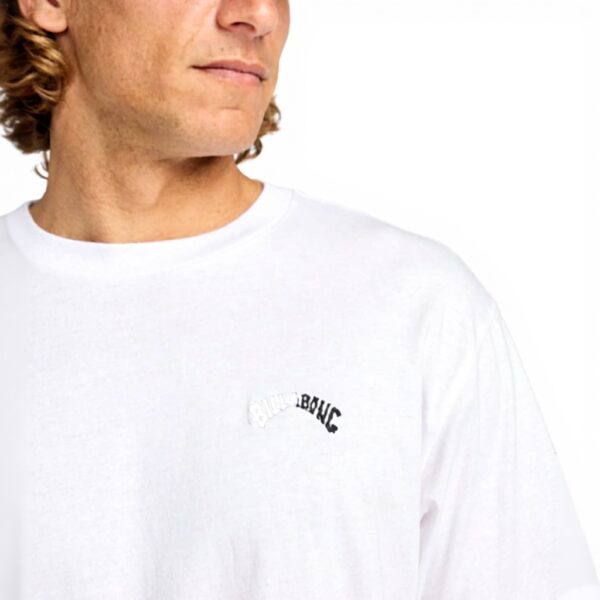 Billabong T-shirt Homme Blanc Arch Crew XXL Enfiler