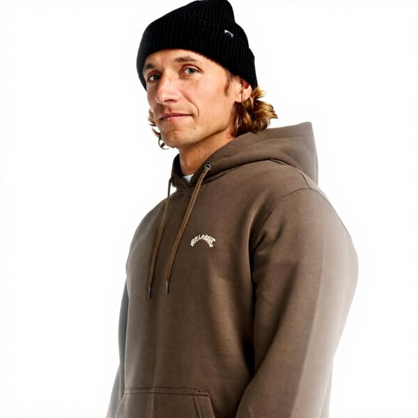 Pull Billabong Homme Arch Po Coton Recyclé Dark Cedar