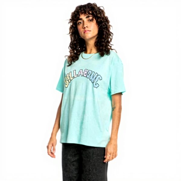 T-shirt BILLABONG Mahalo Femme Pure Aqua Manches Courtes
