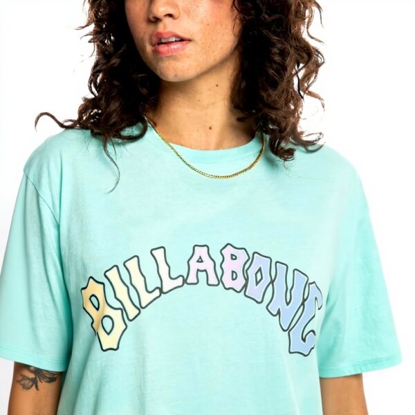 T-shirt BILLABONG Mahalo Femme Pure Aqua Manches Courtes