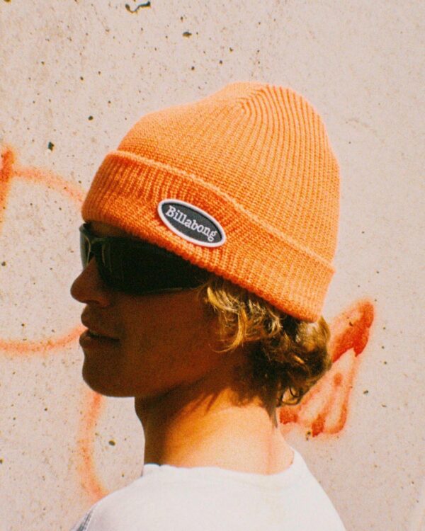Bonnets homme Billabong tricoté acrylique motif coucher de-1