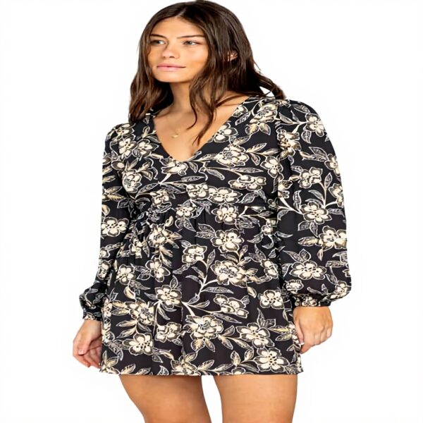 Robe Billabong New Dawn Femme Viscose Plissée Casual