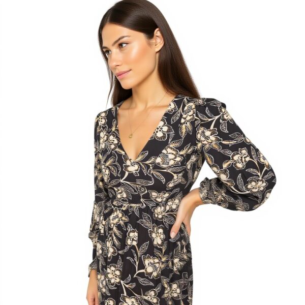 Robe Billabong New Dawn Femme Viscose Plissée Casual