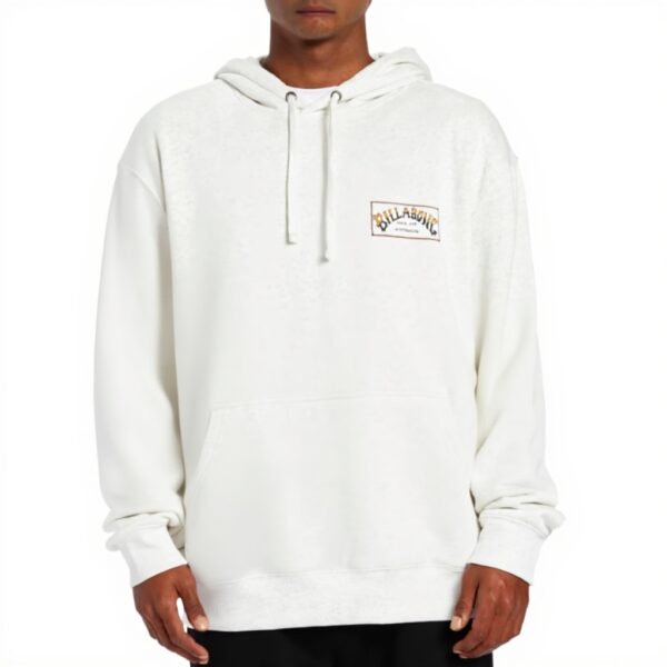 Sweat Billabong Homme Coton Capuche Gris Clair