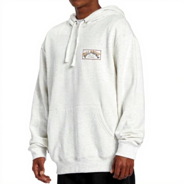 Sweat Billabong Homme Coton Capuche Gris Clair