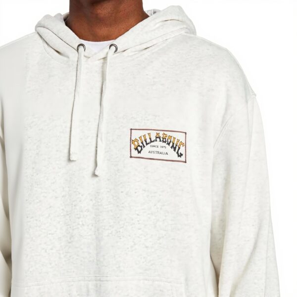 Sweat Billabong Homme Coton Capuche Gris Clair
