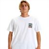 T-shirt Billabong Stamp Homme Blanc Noir Sportswear