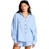Chemisier Billabong Swell Blouse T-Shirt Femme Coton
