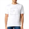 T-shirt BILLABONG Homme Blanc Col une pièce Manche courte