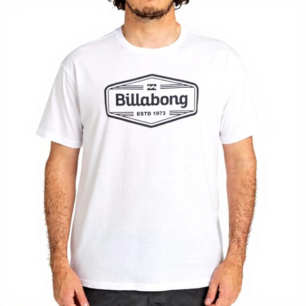T-shirt Billabong Unity Stacked Homme Blanc Coton Sport