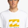 T-shirt Billabong Wave Screen Homme Blanc Mode été-3