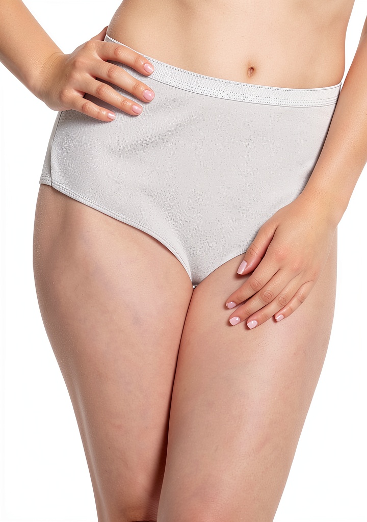 Lot de chaussettes pour femme dépliées sur un fond neutre