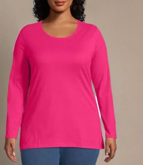 Just My Size T-shirt Femme Coton Doux Rose Scintillant-1