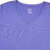 T-shirt Just My Size Col V Coton Femme Silhouette-1