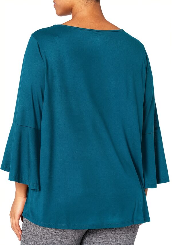Chemise Manche Cloche Coupe Lâche Femme Modèle OJ938-1