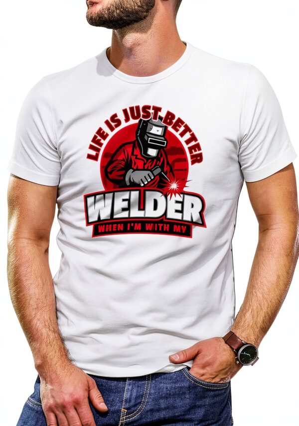 T-shirt soudeur B&S Boutique homme coton design imprimé