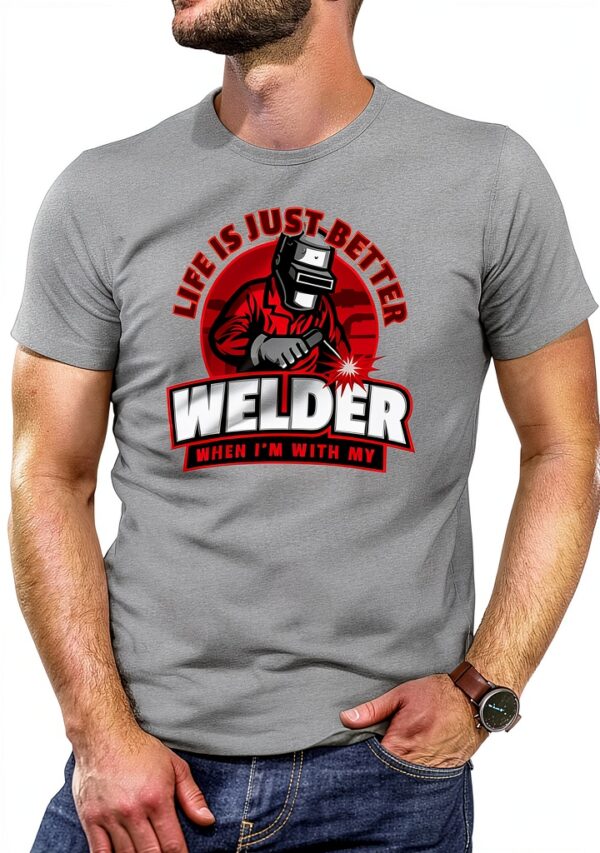 T-shirt soudeur B&S Boutique homme coton design imprimé