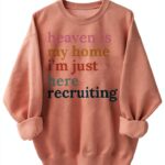 Sweat-shirt unisexe col rond manches longues imprimé-0