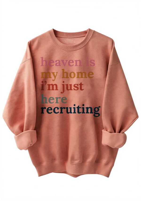 Sweat-shirt unisexe col rond manches longues imprimé-0