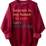 Sweat-shirt unisexe manches longues col rond imprimé-0