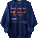 Sweat-shirt unisexe manches longues col rond imprimé-0