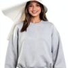 Sweat-shirt unisexe col rond manches longues imprimé-4