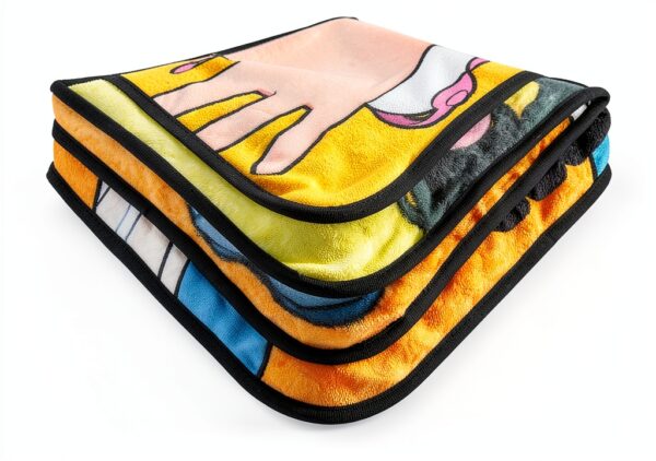 Couverture My Hero Academia polaire multicolore cadeau fan-3
