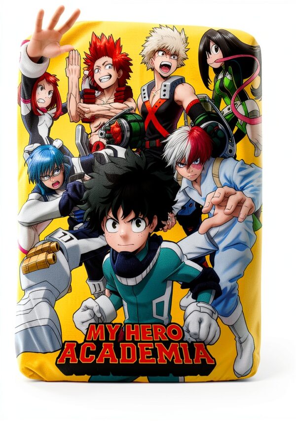 Couverture My Hero Academia polaire multicolore cadeau fan-0