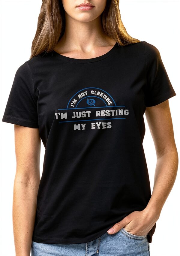 T-shirt Femme GR8Shop Fun Je ne dors pas je me repose