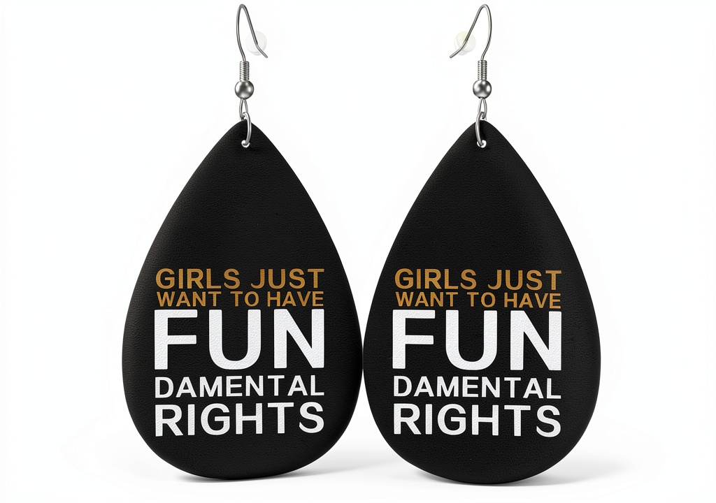 Boucles d'oreilles pendantes en similicuir en forme de larme sur fond neutre