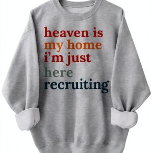 Sweat-shirt unisexe manches longues col rond imprimé-0