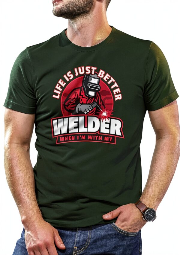 T-shirt soudeur B&S Boutique homme coton design imprimé