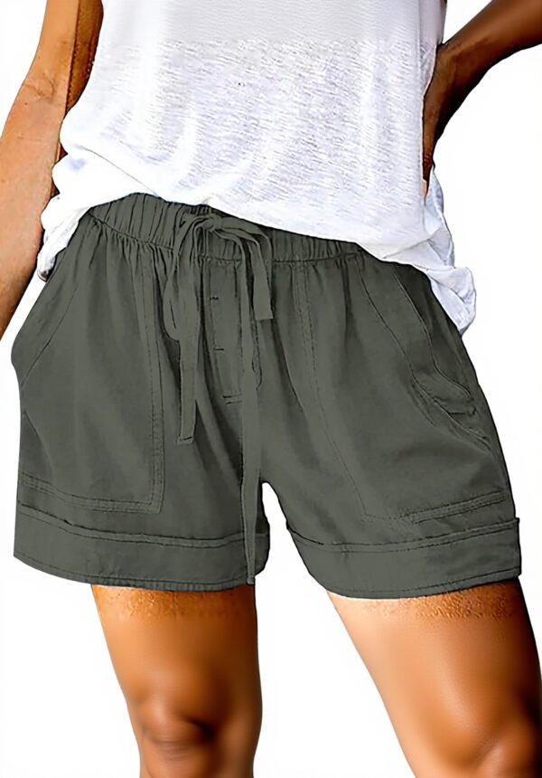 Short femme taille haute yoga cyclisme élastique grande