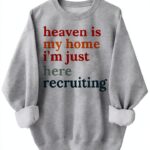 Sweat-shirt unisexe manches longues col rond imprimé-0
