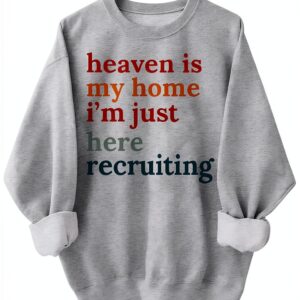 Sweat-shirt unisexe manches longues col rond imprimé-0