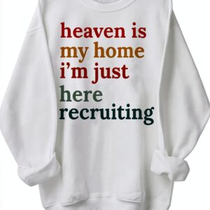 Sweat-shirt unisexe manches longues col rond imprimé-0