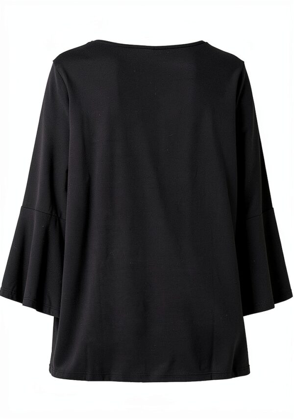 Veste manche 3/4 coupe lâche vêtement femme confortable-1